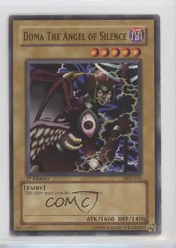 Doma The Angel of Silence 1st Ed. YuGiOh Metal Raiders #MRD-015 2002 - Image 1