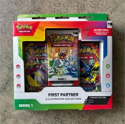 Pokemon First Partner Illustration Collection Series 1 Promo Booster Box - Image 1