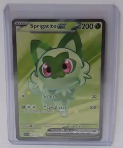 Sprigatito EX Full Art Ultra Rare 251/217 Pokemon Ascended Heroes English NM - Image 1