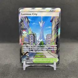 Lumiose City 111/088 Full Art Holo Secret Rare Trainer Stadium Pokemon TCG NM/M - Image 1