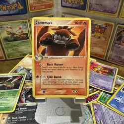 CAMERUPT 4/107 R DEOXYS POKEMON LP NON HOLO - Image 1