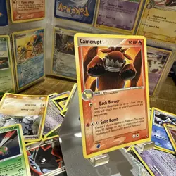 CAMERUPT 4/107 R DEOXYS POKEMON LP NON HOLO - Image 2