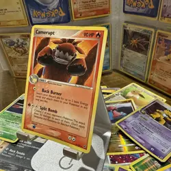 CAMERUPT 4/107 R DEOXYS POKEMON LP NON HOLO - Image 3