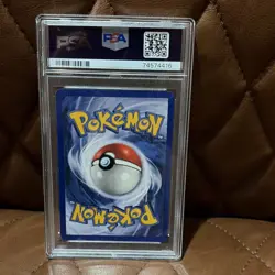 Pokemon TCG Pikachu 1st Edition Red Cheeks Base Set Shadowless #58 PSA 8 1999 - Image 4