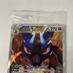 Pokemon Lucario VSTAR Promo Sword and Shield Promo SWSH291 Sealed - Image 2