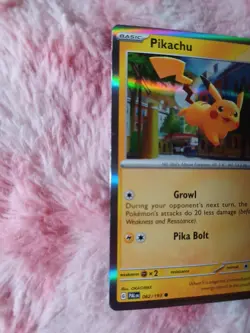 2023 Pokemon TCG Pikachu Trick or Trade Halloween 062/193 Holo Stamped Pumpkin - Image 2