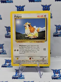 Pokemon Pidgey Base Set 57/102 MP - Image 1