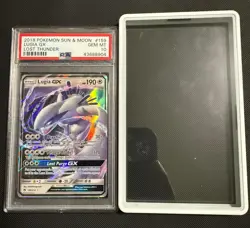 Pokemon 2018 Lost Thunder Lugia GX 159/214 Ultra Rare Full Art Holo PSA 10 - Image 3