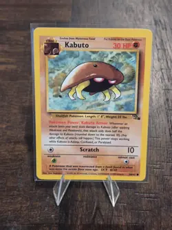 Kabuto 50/62 Fossil Unlimited Regular Pokemon - Image 1