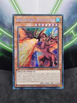 Yugioh Harpie's Pet Dragon - Fearsome Fire Blast LDS3-EN138 Secret Rare NM - Image 1