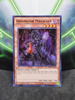 Yugioh Doomstar Magician MP15-EN120 1st Edition Ultra Rare NM - Image 1