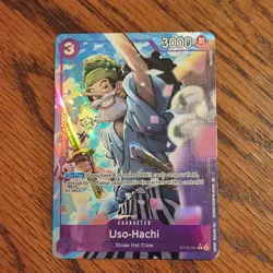 Bandai One Piece CCG Uso-Hachi ST18-001 ST18 Counter +2000 Foil Character - Image 1