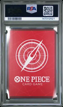 2025 ONE PIECE OP09 001 SHANKS ENGLISH 2ND ANNIVERSARY SET LEADER PROMO PSA 10 - Image 2