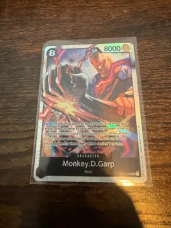 ONE PIECE - MONKEY D. GARP - OP11-095 - SUPER RARE - A FIST OF DIVINE SPEED MINT - Image 1