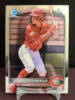 2025 Bowman Chrome - Prospects Jirvin Morillo #BCP-160 1st Bowman RC - Image 1