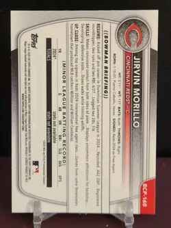 2025 Bowman Chrome - Prospects Jirvin Morillo #BCP-160 1st Bowman RC - Image 2