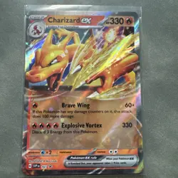 Charizard EX 161 Black Star Promo Card Near Mint - Image 1
