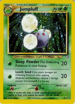 Jumpluff Unlimited Holo Holo Rare Neo Genesis 007/111 NM - Image 1