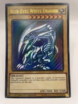 YuGiOh Blue-Eyes White Dragon Ultra Rare CT13-EN008 - Image 2