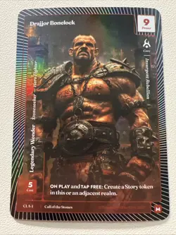 Wonders of the First Dajjor Bonelock Mythic FOIL Call of the Stones Stoneseeker! - Image 1