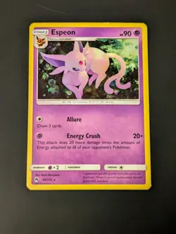 Espeon 89/214 Cosmos Holo SM Lost Thunder Pokemon Card - Image 1