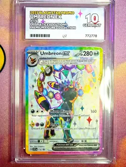 ACE 10 Umbreon EX 176 Black Star Promo Prismatic Evolutions 2025 Pokemon Card - Image 1