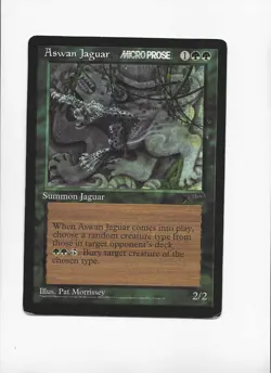 Aswan Jaguar M:tG Oversized promo card MOD PLAY - Image 1