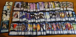 2004 Upper Deck Shaman King Trading Card Lot Game 74 Cards - Image 1