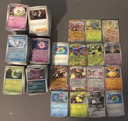 Pokemon TCG Bulk Lot Of 1000+ Cards Plus Bonus Full Art Ex Promos NM Condition - Image 1