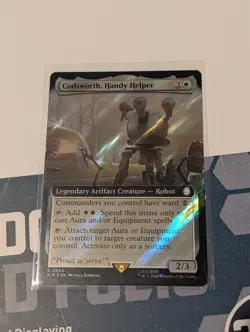 Codsworth, Handy Helper (Extended Art) (Surge Foil) -Foil Near Mint MTG - Image 1