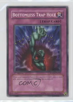Bottomless Trap Hole 1st Ed. YuGiOh Zombie World Structure Deck #SDZW-EN034 2008 - Image 1