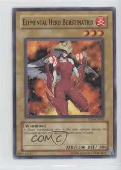 Elemental HERO Burstinatrix YuGiOh The Lost Millenium #TLM-EN002 2005 - Image 1
