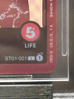 One Piece Super Pre-Release Starter Deck ST01001 ENG Monkey.D.Luffy L BGS 9.5 - Image 5