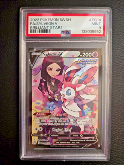 Sylveon V TG14/TG30 - PSA 9 - SWSH09: Brilliant Stars Pokemon TCG Graded Slab - Image 1