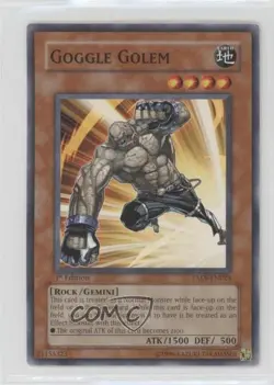 Goggle Golem 1st Ed. YuGiOh Tactical Evolution #TAEV-EN023 2007 - Image 1