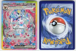 SYLVEON EX 156/131 SPECIAL ILLUSTRATION RARE PRISMATIC EVOLUTIONS POKEMON NM/M - Image 1