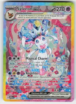 SYLVEON EX 156/131 SPECIAL ILLUSTRATION RARE PRISMATIC EVOLUTIONS POKEMON NM/M - Image 2