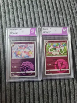 Pokemon 2 Graded sylveon gem pack two Cards - Image 1