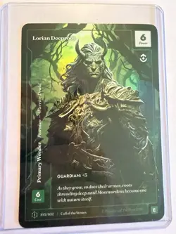 Wonders of the First Lorian Deeproot Card Call of the Stones Formless Foil Epic - Image 1