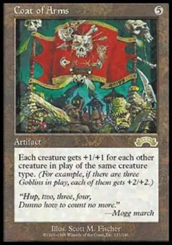Coat of Arms - Medium Play MTG Exodus - Image 1