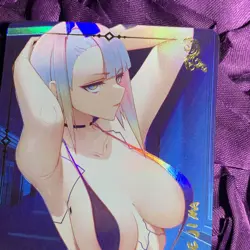 Lucy Kushinada Cyberpunk: Edgerunners ACG Waifu Gold Cartoon Beauty Holo Card - Image 2
