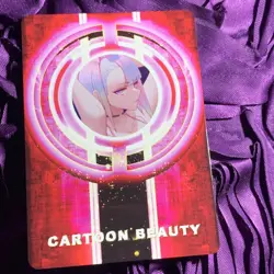 Lucy Kushinada Cyberpunk: Edgerunners ACG Waifu Gold Cartoon Beauty Holo Card - Image 4