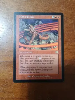 MTG English Mana Echoes NM/EX Normal Onslaught NICE!! - Image 1
