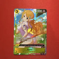 One Piece TCG ST29-008 Nami English Card Game Starter Deck Full Alt Art NM - Image 1