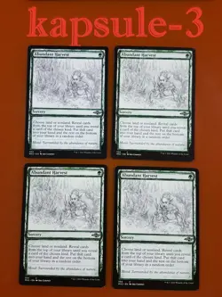 4x Abundant Harvest | Showcase | Modern Horizons 2 | MTG Magic Cards - Image 3