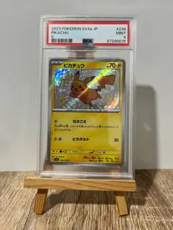 PIKACHU 2023 Pokemon SV4a Japanese 236/190 Shiny Treasure Ex PSA 9 POKEMON - Image 1
