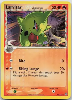 Larvitar 73/113 - EX Delta Species - EN - EXC - Pokemon TCG Karte - Image 1
