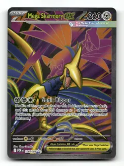 Mega Skarmory ex 106/088 - Perfect Order - Pokemon Card NM/M - Image 1