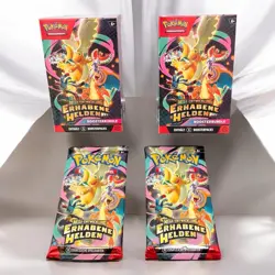 2x Pokemon: Boosterbundle Mega-Entwicklung – Erhabene Helden + 2x Booster | Neu - Image 1