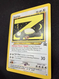 Pokemon Snorlax WoTC Black Star Promo 49 Promo - Image 3